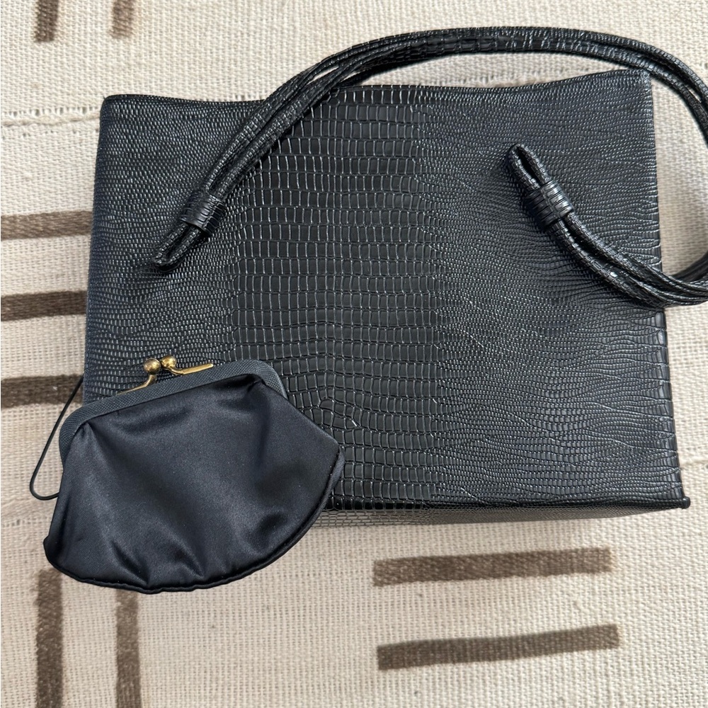 RARE 1950’s After Five Cocktail Purse in A Snake Print NWT